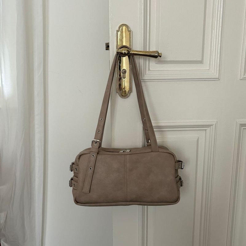 Ženska torbica Boston s oblikom jastuka, velika kapaciteta, PU koža, crossbody ili na rame