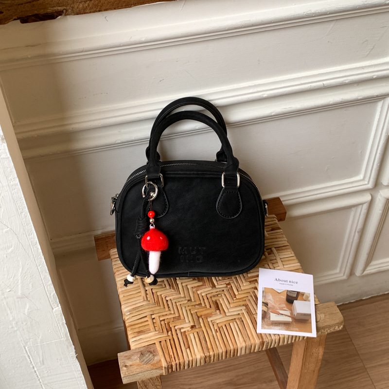 PU crossbody torba srednje veličine, jednobojna, zip zatvaranje, džep za telefon, retro europsko-američki stil