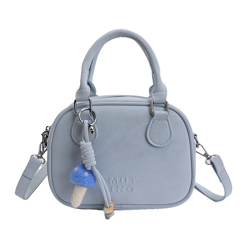 PU crossbody torba srednje veličine, jednobojna, zip zatvaranje, džep za telefon, retro europsko-američki stil
