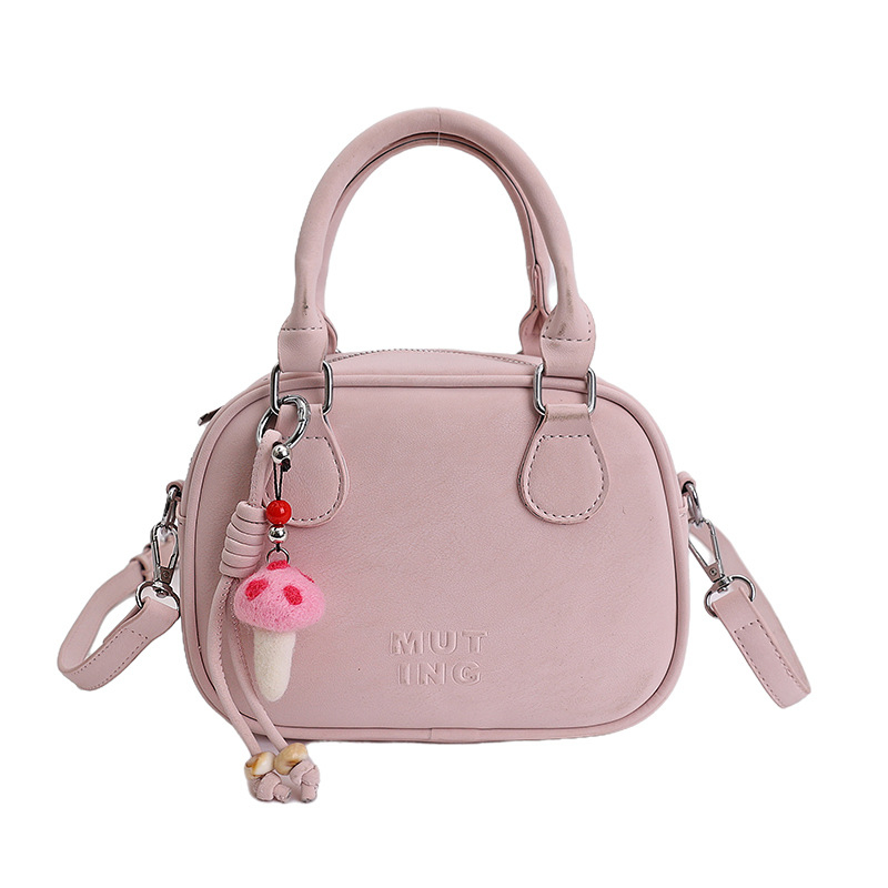 PU crossbody torba srednje veličine, jednobojna, zip zatvaranje, džep za telefon, retro europsko-američki stil