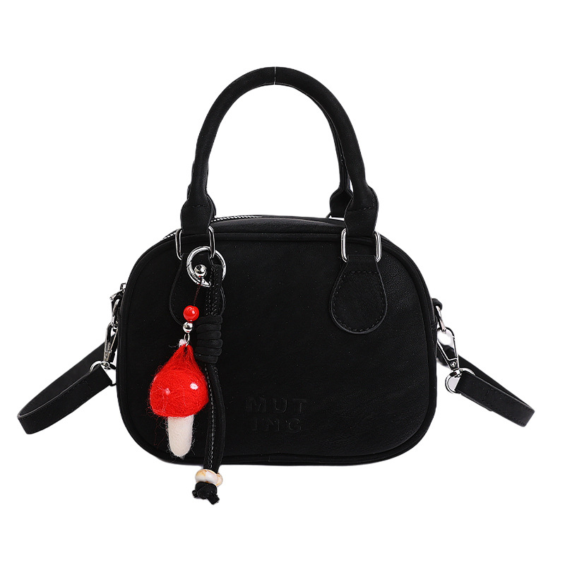 PU crossbody torba srednje veličine, jednobojna, zip zatvaranje, džep za telefon, retro europsko-američki stil