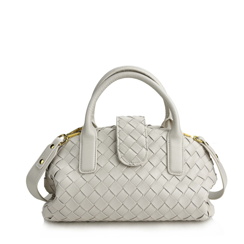 2024 nova ženska torbica s oblacima pletene uzorke, visoka tekstura, Boston stil, crossbody torba s magnetskom kopčom