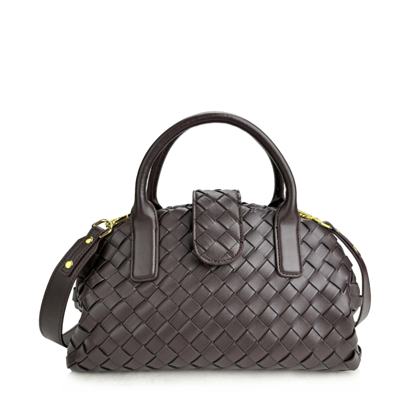 2024 nova ženska torbica s oblacima pletene uzorke, visoka tekstura, Boston stil, crossbody torba s magnetskom kopčom