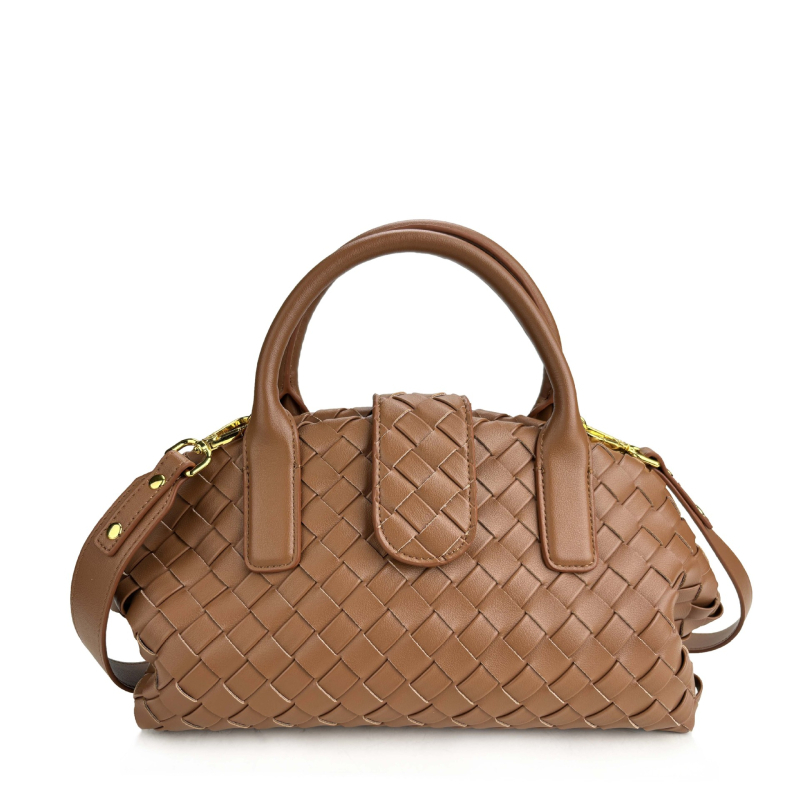 2024 nova ženska torbica s oblacima pletene uzorke, visoka tekstura, Boston stil, crossbody torba s magnetskom kopčom