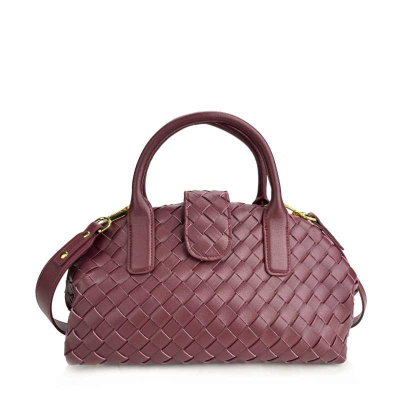 2024 nova ženska torbica s oblacima pletene uzorke, visoka tekstura, Boston stil, crossbody torba s magnetskom kopčom