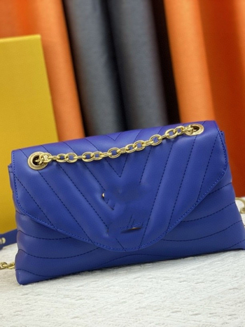 New Wave lančana torbica za žene, mala PVC crossbody torba s quiltiranim V uzorkom, L-stil