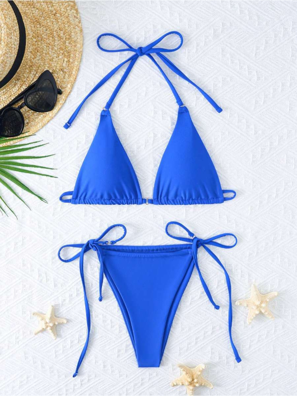 Novi stil bikinija, sexy za velike grudi, otvorena leđa, dvodijelni kupaći, plus veličina