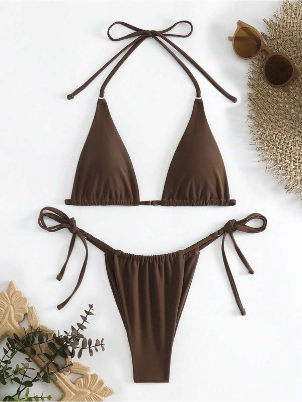 Novi stil bikinija, sexy za velike grudi, otvorena leđa, dvodijelni kupaći, plus veličina