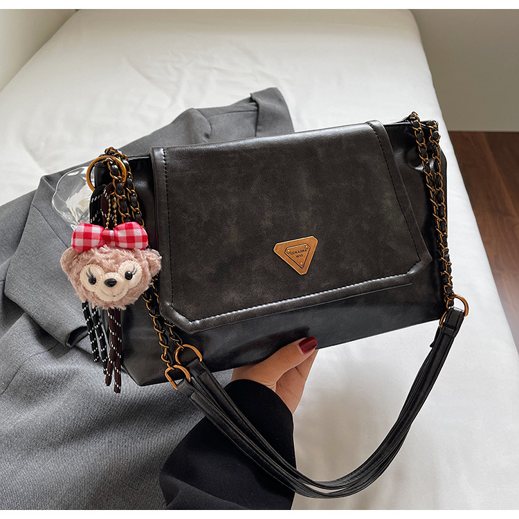 2026 nova retro Maillard stil crossbody torba s velikim kapacitetom, korejskog stila torba za ramena