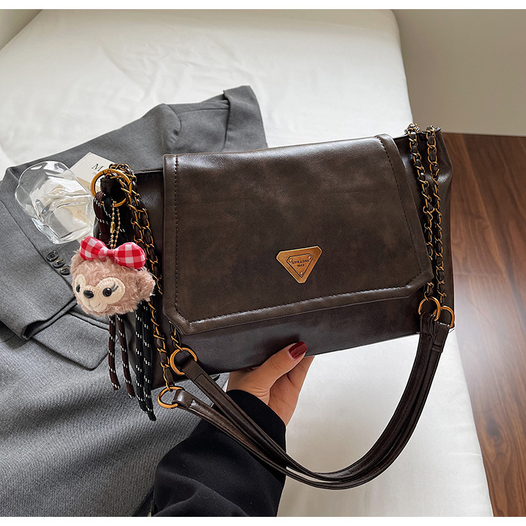 2026 nova retro Maillard stil crossbody torba s velikim kapacitetom, korejskog stila torba za ramena
