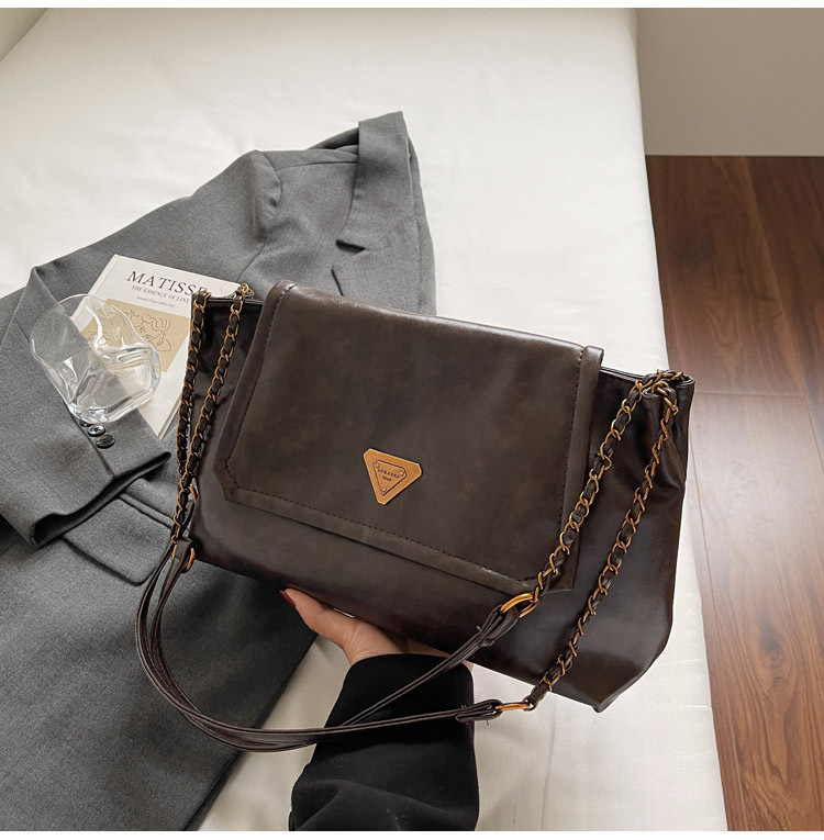 2026 nova retro Maillard stil crossbody torba s velikim kapacitetom, korejskog stila torba za ramena