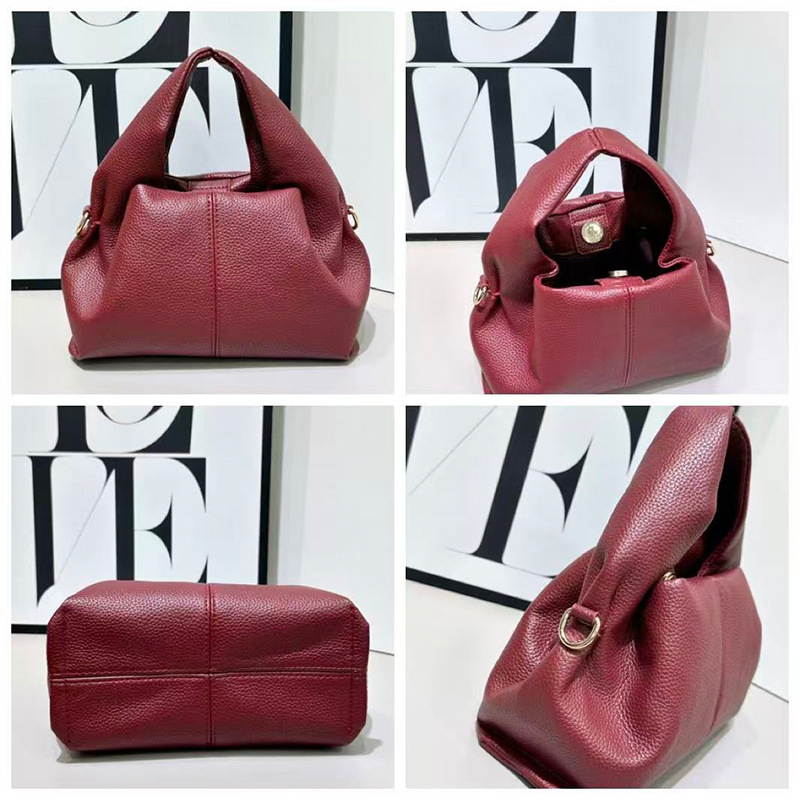 Cloud Bag PU ženska torba za rame, crossbody, srednja veličina, jednobojna