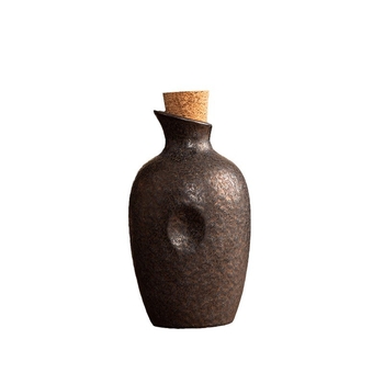 Recipient ceramic pentru sake în stil japonez, design vintage, dispenser de băuturi și pahare pentru shochu