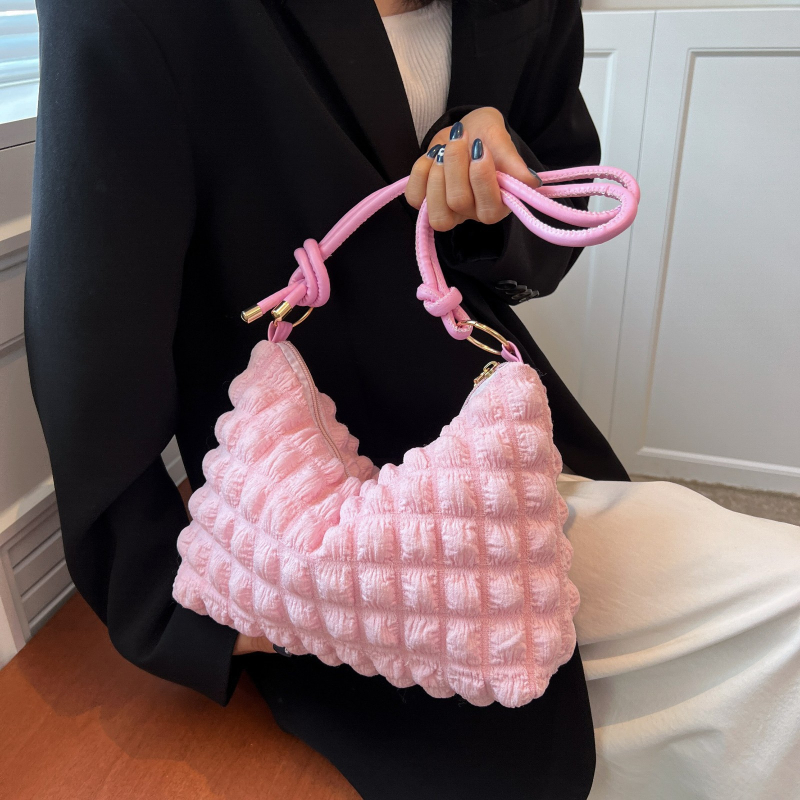 Ženska Dumpling Bag s dizajnom Cloud Bubble, svila tekstura, lagana svakodnevna crossbody torba