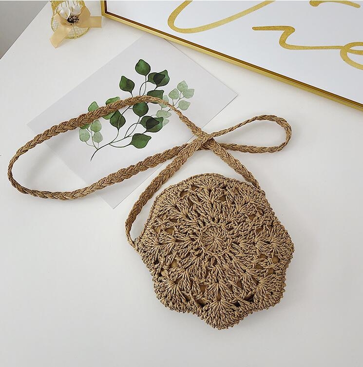 Ručna slamnata torba, crossbody torba za plažu, etnički stil