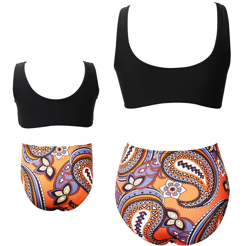 Novi set kupaćih za mamu i dijete, ženski sportski bikini, dvodijelni stil Europe/Amerika