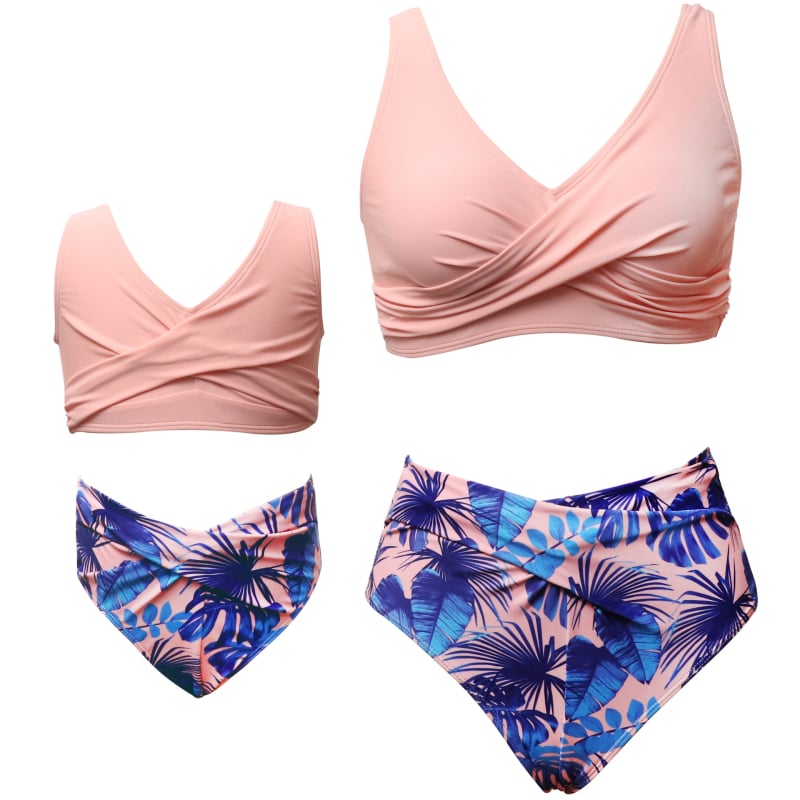 Novi set kupaćih za mamu i dijete, ženski sportski bikini, dvodijelni stil Europe/Amerika