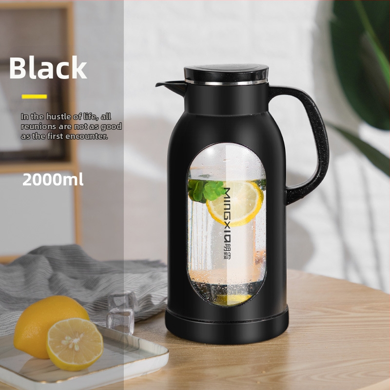 Mingxia sticlă din borosilicat pentru apă rece, design modern minimalist, capacitate mare, ceainic