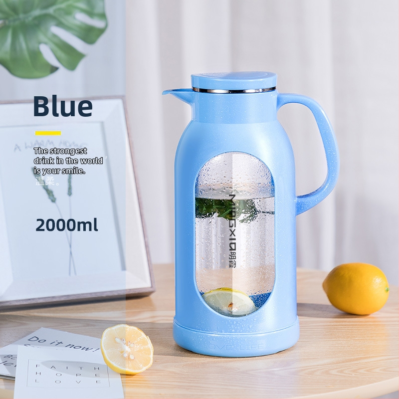 Mingxia sticlă din borosilicat pentru apă rece, design modern minimalist, capacitate mare, ceainic