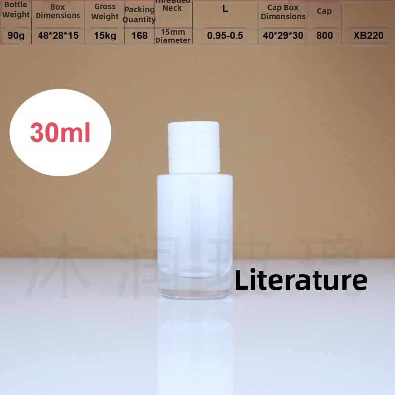 Farebné sklenené fľaštičky na parfum so rozprašovacím uzáverom, zvislé pruhy, 30 ml / 50 ml