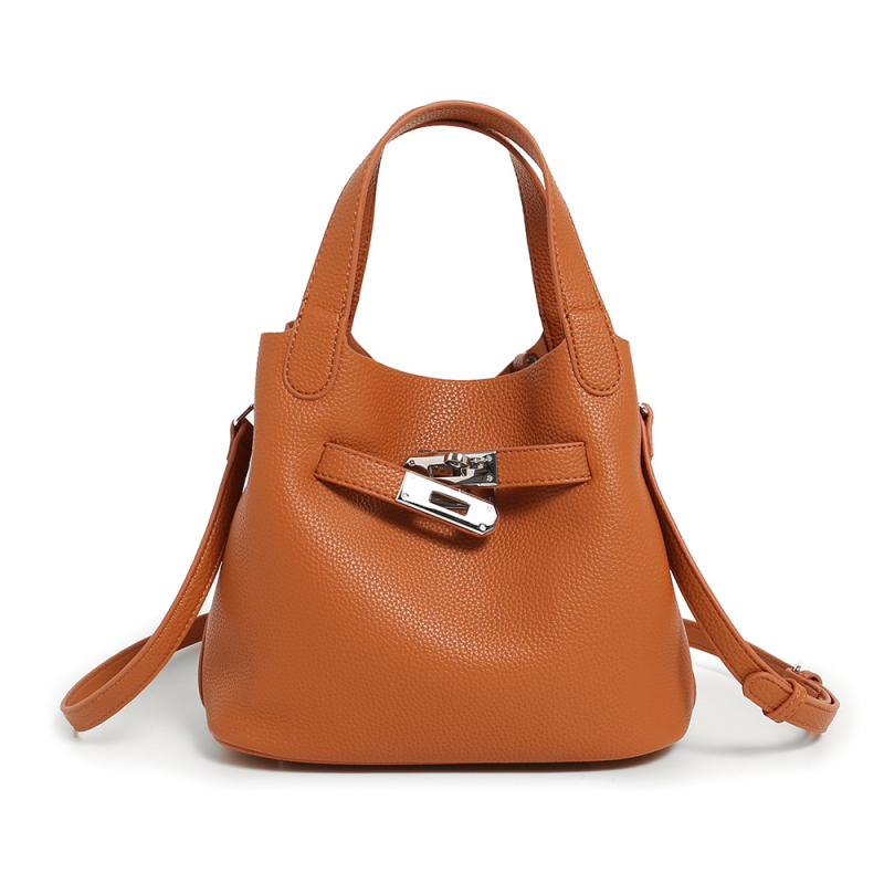 Torba u obliku košare s uzorkom lychee, nova 2025, za žene, mekana koža, torba preko ramena crossbody, bucket stil