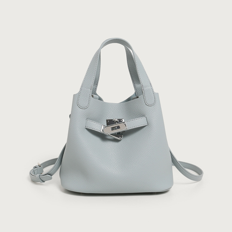 Torba u obliku košare s uzorkom lychee, nova 2025, za žene, mekana koža, torba preko ramena crossbody, bucket stil