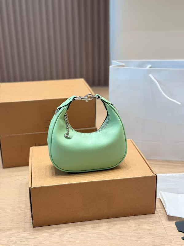 Mini torbica od prave kože u obliku polumjeseca, vintage stil, za rameni ili crossbody nošenje, svakodnevna elegancija