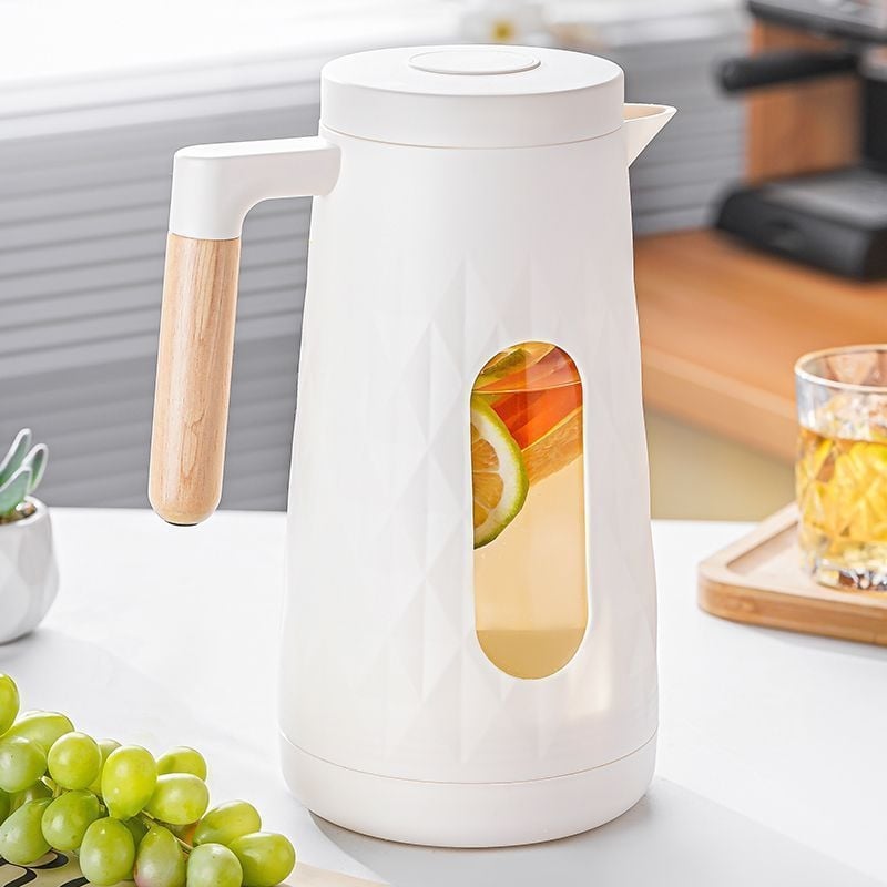 Recipient din plastic pentru apă rece, rezistent la temperaturi înalte, de calitate alimentară, capacitate mare, alb, pentru depozitare apă la domiciliu
