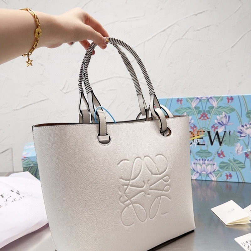 Luojia nova ženska torba, Anagram reljefna Tote, retro stil, velika kapaciteta, torba preko ramena ili crossbody