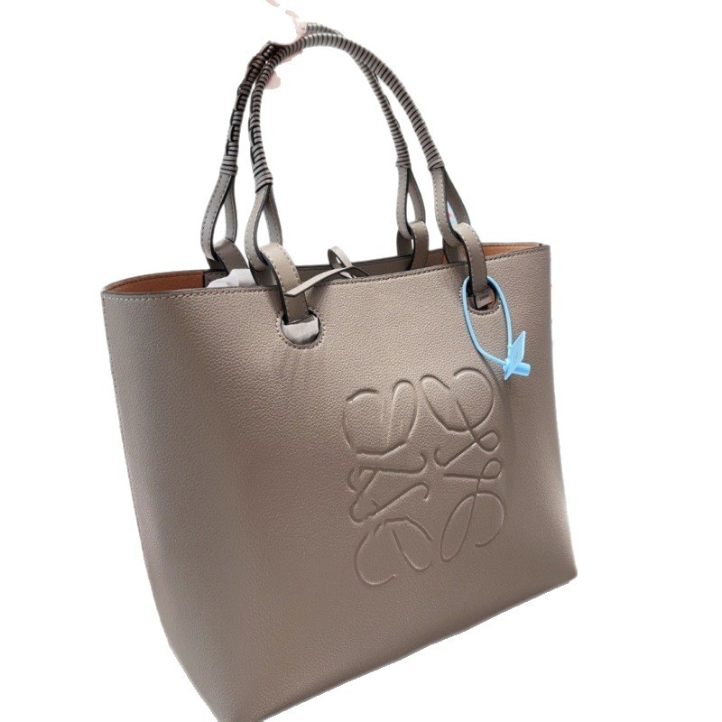 Luojia nova ženska torba, Anagram reljefna Tote, retro stil, velika kapaciteta, torba preko ramena ili crossbody