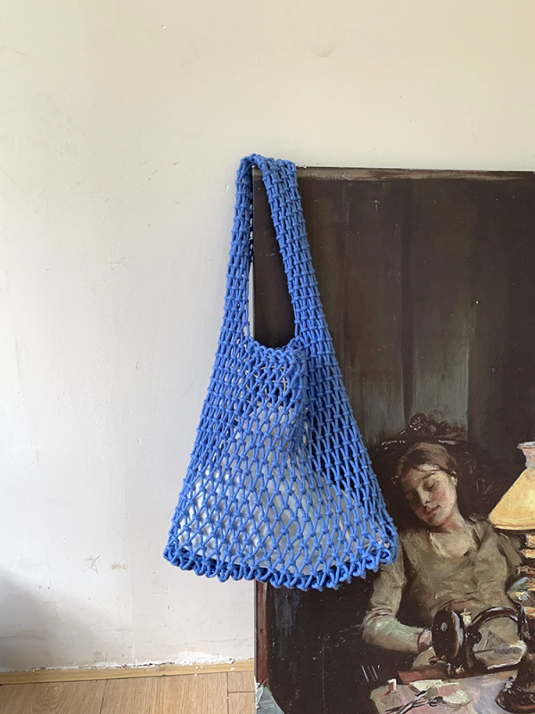 Ženska ručno pletena tote torba, novi lazy-chic stil, velika zapremina, torba preko ramena za svakodnevna putovanja