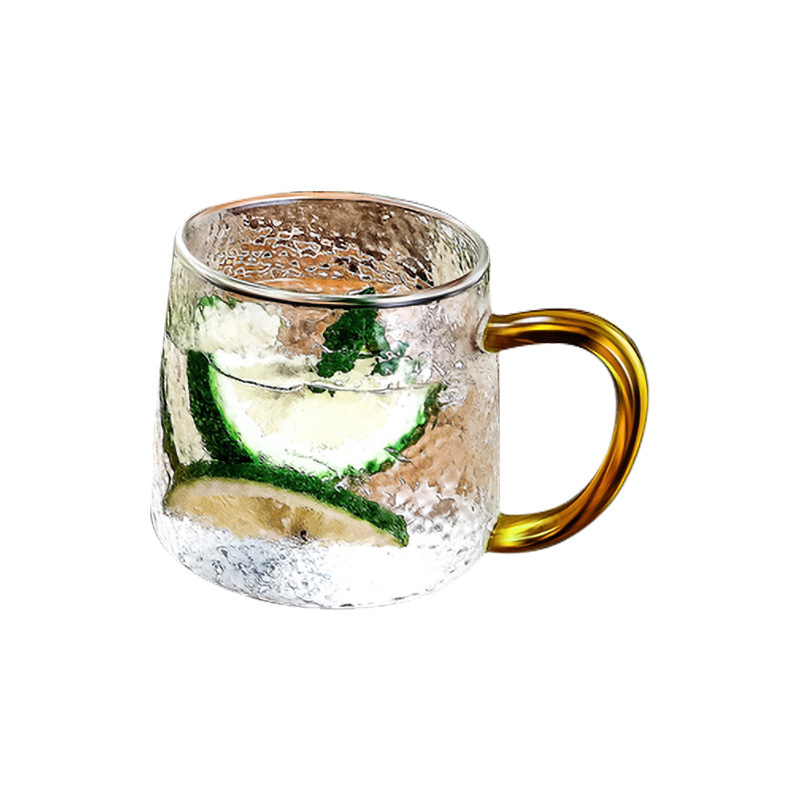 Set din sticlă borosilikat și sticlă pentru apă rece, capacitate mare, rezistent la temperaturi înalte, design modern minimalist, cadou ideal