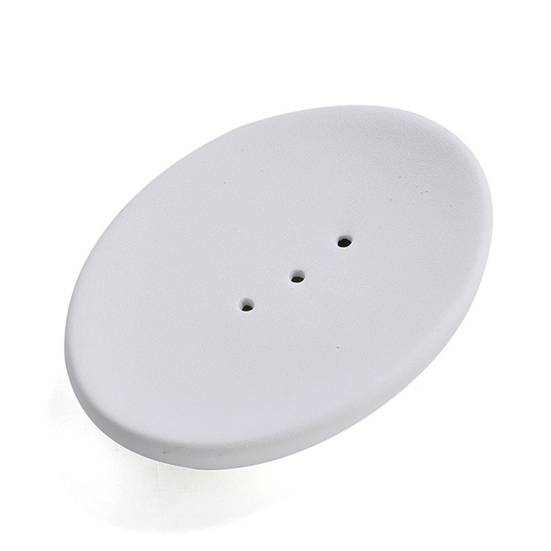 Suport ceramic pentru săpun cu drenaj, pentru baie, mic
