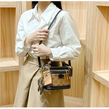 Ženska crossbody cilindrična bucket torba, moda 2024, mala veličina