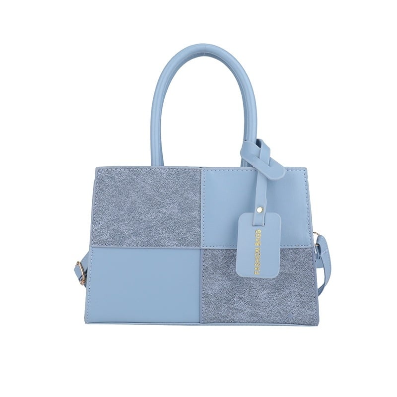 Ženska torbica s patchwork teksturom - proljeće 2025, retro svakodnevna mala kvadratna crossbody torbica