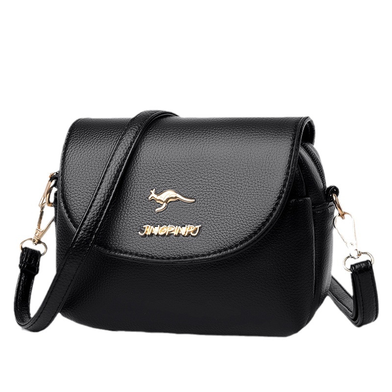 PU mini kvadratna crossbody torba za žene, mala torba za rame sa zatvaračem, urbanog jednostavnog stila