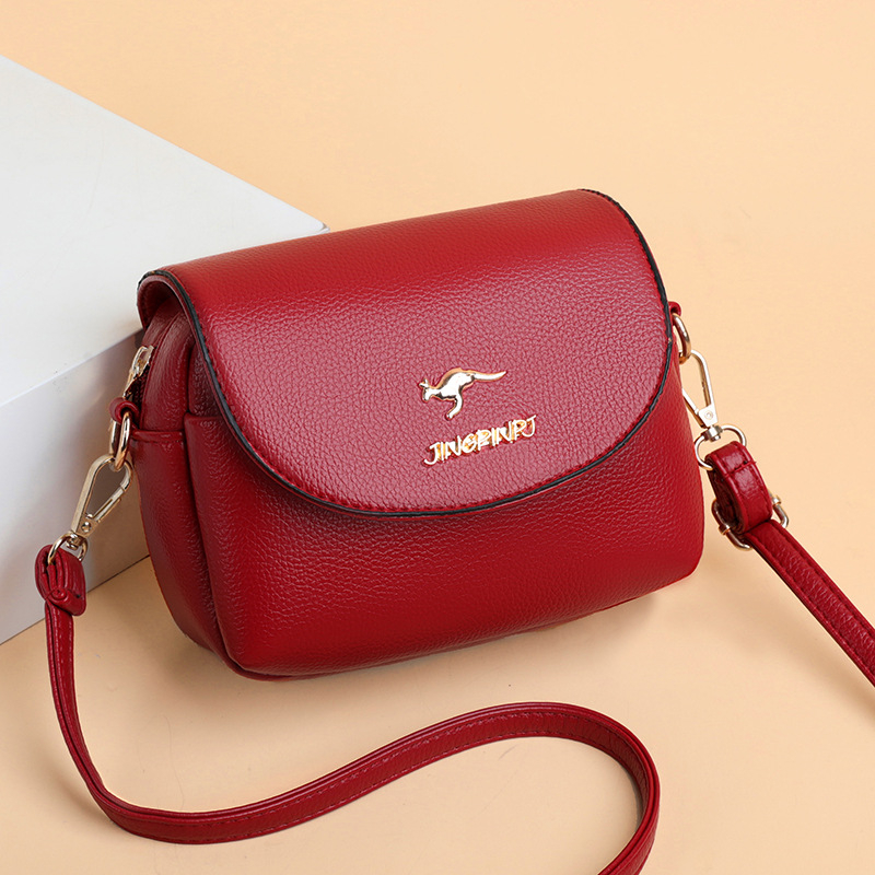 PU mini kvadratna crossbody torba za žene, mala torba za rame sa zatvaračem, urbanog jednostavnog stila