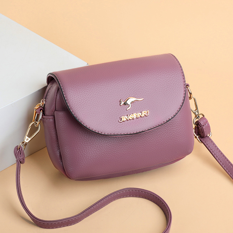 PU mini kvadratna crossbody torba za žene, mala torba za rame sa zatvaračem, urbanog jednostavnog stila