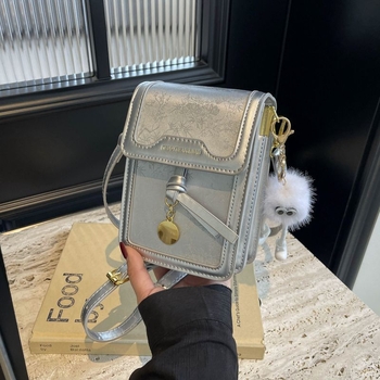 Ženska crossbody torbica za mobitel, 2025 modni dizajn, mini kvadratna torba, elegantna mala torba