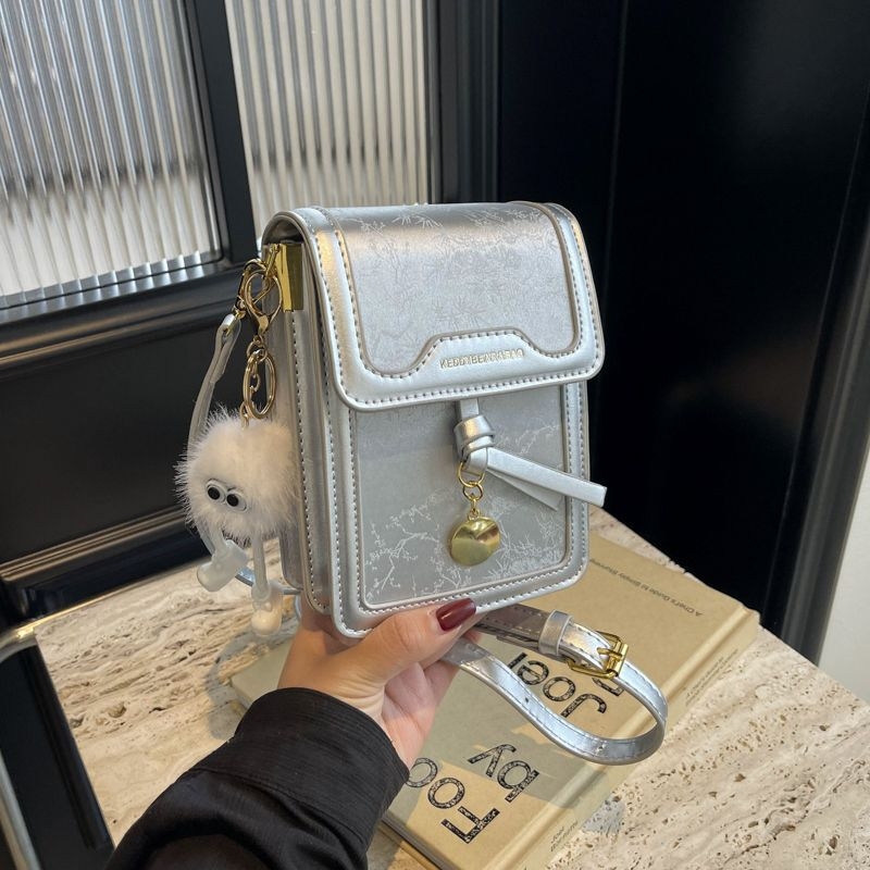 Ženska crossbody torbica za mobitel, 2025 modni dizajn, mini kvadratna torba, elegantna mala torba