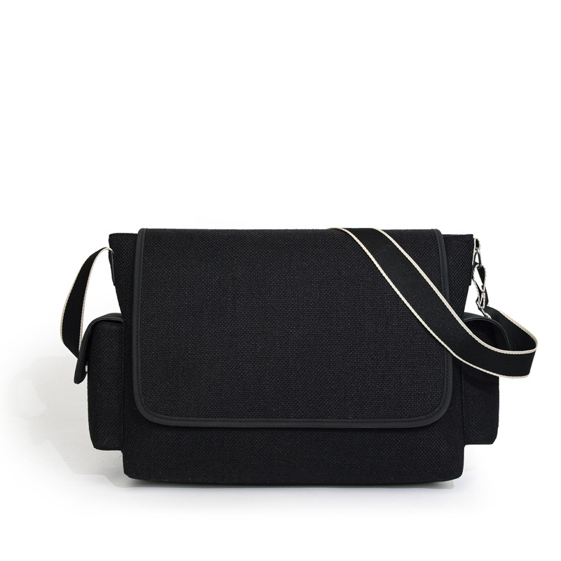 Ženska platnena torba preko ramena, velika kapaciteta, gradski minimalistički stil