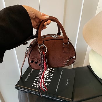 2025 nova ženska torba za jesen-zimu, visoke kvalitete, korejskog dizajna boutique, s ukrasnim čavlima, za nošenje preko ramena i crossbody