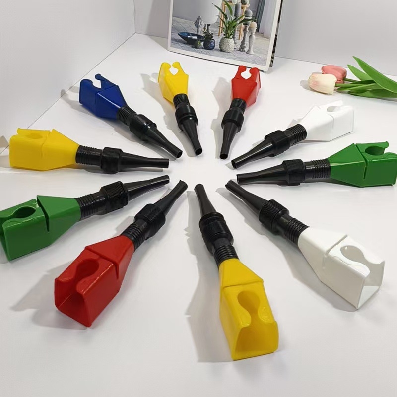 Funnel de alimentare portabil cu furtun telescopic pliant pentru motocicletă, utilizare de urgență