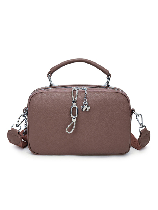 Ženska PU torbica za rame, mala veličina, liči tekstura, gradski stil, crossbody