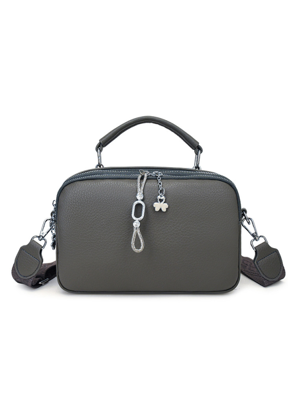 Ženska PU torbica za rame, mala veličina, liči tekstura, gradski stil, crossbody