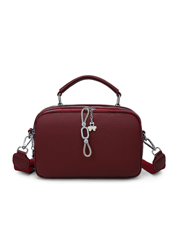 Ženska PU torbica za rame, mala veličina, liči tekstura, gradski stil, crossbody