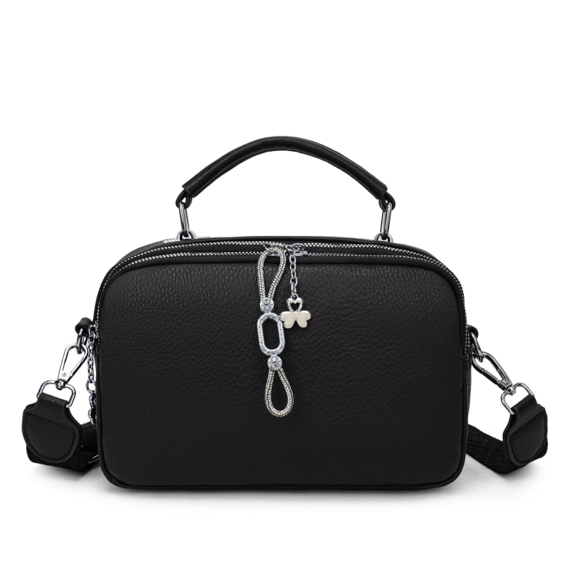 Ženska PU torbica za rame, mala veličina, liči tekstura, gradski stil, crossbody