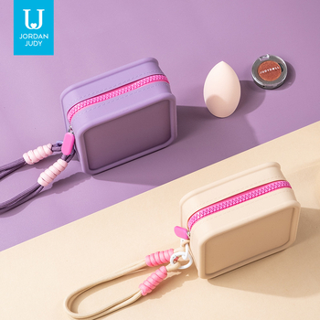 Geantă de silicon Jotun Judy – Geantă cosmetică impermeabilă, clutch portabil și mini portofel pentru monede
