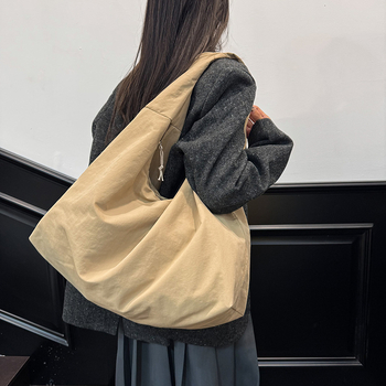 Torba preko ramena od najlona s velikim kapacitetom, japansko-korejsko-honkongški stil, retro ženska torba