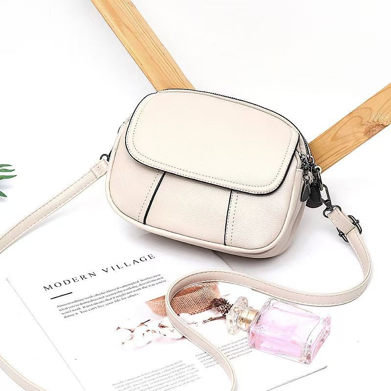 Damska torba cross-border, lagani luksuz, novi stil, svestrana ramena crossbody, višeslojna retro mala torba